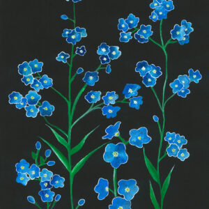Blue flowers
